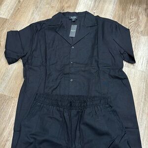 Men’s matching linen set